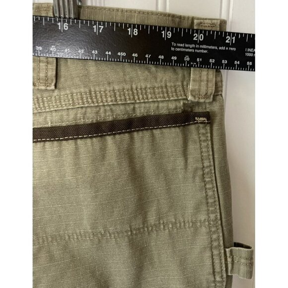 Riggs Workwear by Wrangler Mens Rip Stop 100% Cotton Cargo Pocket Pants-42x32 - Picture 11 of 15